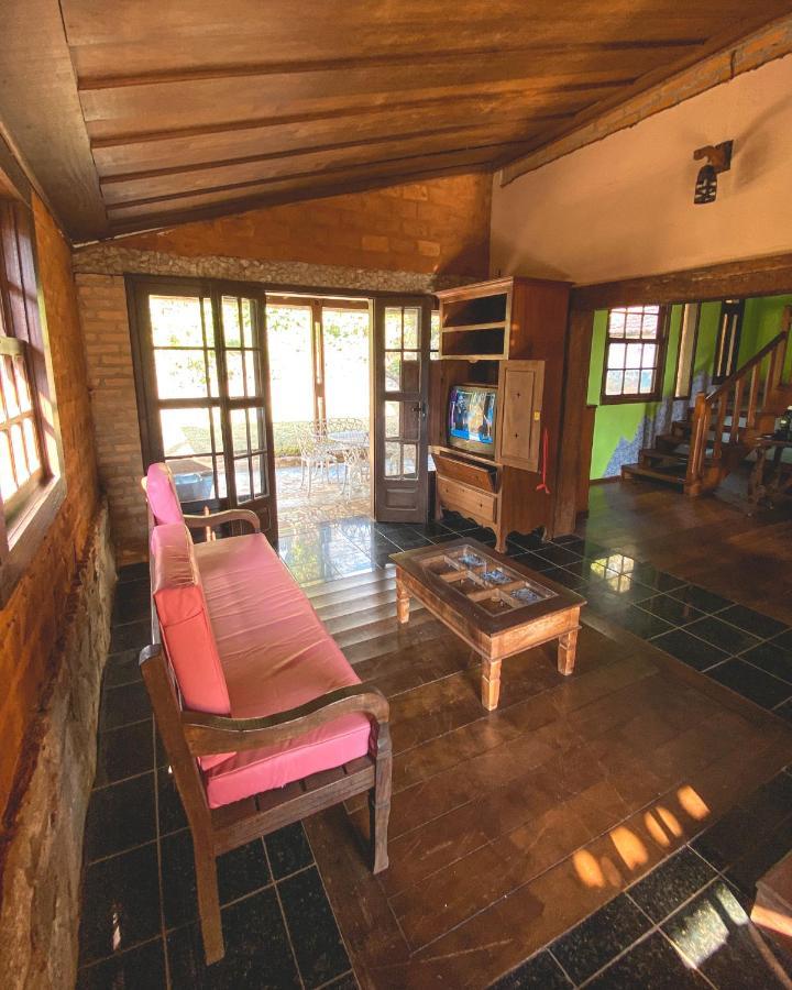 Em Tiradentes, Minas Gerais, Casa Tipica E Espacosa Em Terreno Arborizado Eksteriør billede